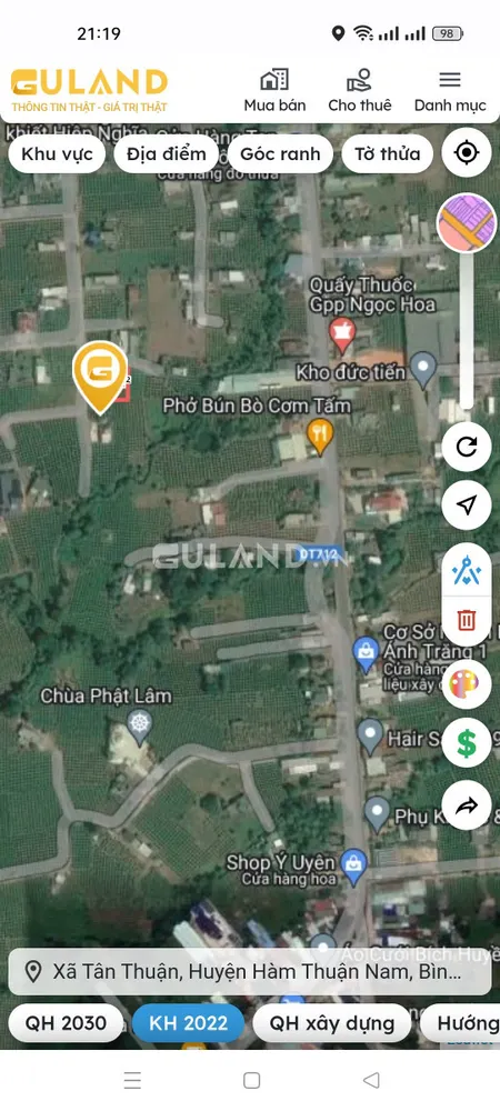 Bán đất vườn lên được thổ cư