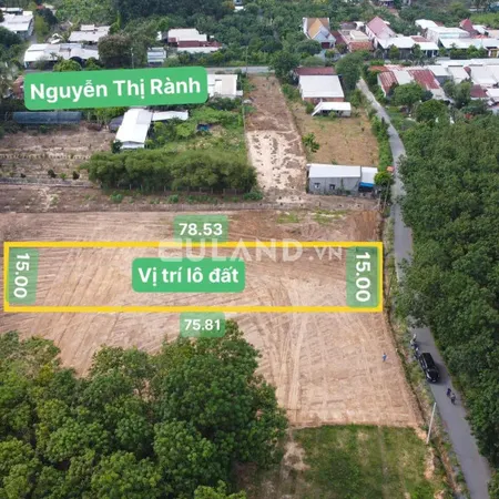 Bán đất thổ 1 xẹc Nguyễn Thị Rành. Sát tỉnh lộ 15 giá tốt