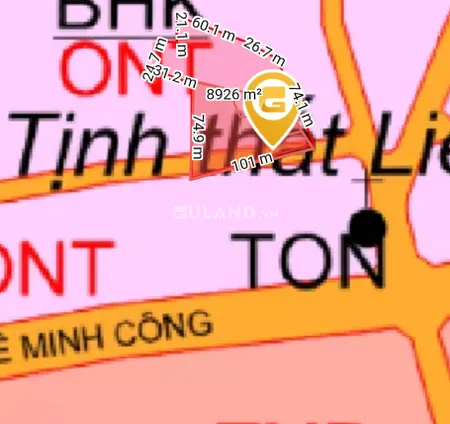 Bán đất vườn hơn 8 sào có sẵn 400m2 thổ cư và vườn dừa gần bãi biển Cam Bình