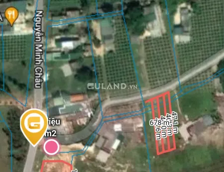 Bán đất mặt tiền đường bê tông, sẵn thổ cư