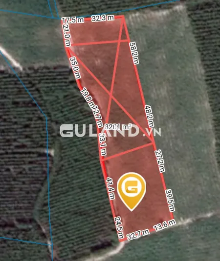 Bán 8,2 sào đất sát KCN Sơn Mỹ, có 180m mặt tiền đường đất, sát bên đường dự phóng Tân Minh - Sơn Mỹ