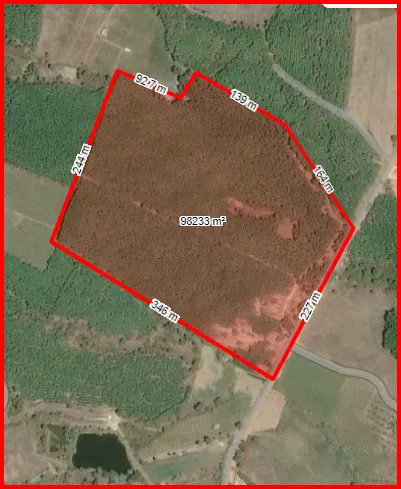 Bán  đất nông nghiệp 100000m² tại đường Cách QL1 300m, Thị trấn Tân Nghĩa, Huyện Hàm Tân, Bình Thuận giá 61 tỷ
