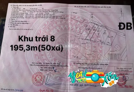 Đất Thổ Cư Khu Trới 8 - Hoành Bồ