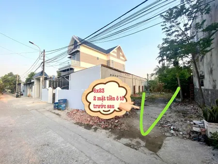 Đất 2mt trước sau đường Huỳnh thị mài :  6 x 22 giá tốt