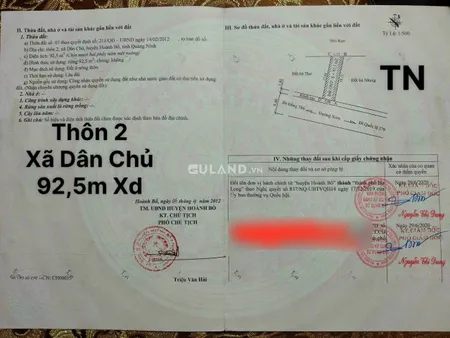 Đất Giá Rẻ Xã Dân Chủ