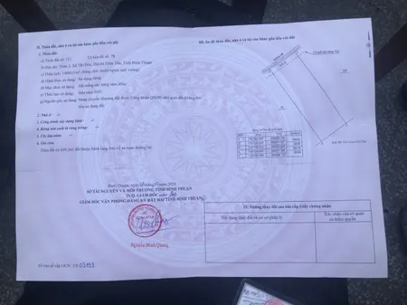 Bán đất 10000m² ngang 60m giá 5.8 tỷ tại Xã Tân Đức Huyện Hàm Tân