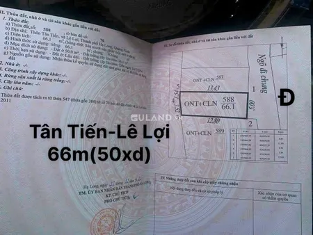 Đất Thổ Cư Xã Lê Lợi