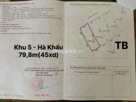 Đất Mặt Đường Khu 5 - Hà Khẩu