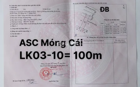 Dự Án ASC Móng Cái