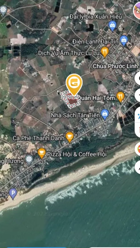Bán  đất nông nghiệp 18000m² , giá 30 tỷ tại đường Hùng Vương, Xã Tân Hải, Thị xã La Gi, Bình Thuận