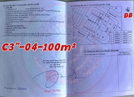 Bán đất 100m² 2.6 tỷ tại Phường Hoành Bồ Thành phố Hạ Long