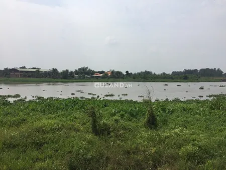 Bán lô đất wiu sông Sg giá rẽ. Đường bờ bao sông .Phú Hòa Đông