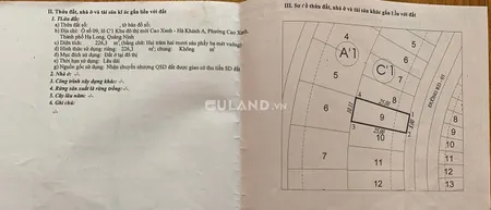 BÁN ĐẤT BIỆT THỰ DẺ QUẠT,VỰNG ĐÂNG,YẾT KIÊU,HẠ LONG