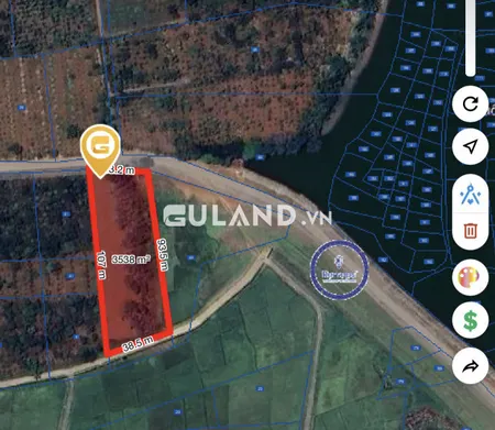 BÁN ĐẤT GẦN HỒ ENHAI - 3000MV GIÁ 600/1 SAOD