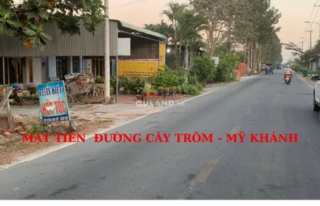 Đất thổ cư có nhà cấp 4. Mt cây trôm mỹ khánh. Xã Thái Mỹ