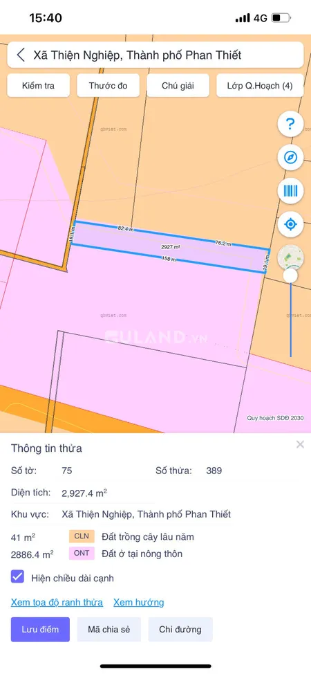 Bán lô đất nhỏ quy hoach ONT Thiện Nghiệp giá rẻ dễ đầu tư. 0974090487