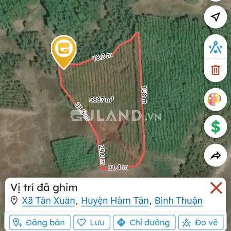 Bán gần 6 sào đất nông nghiệp gần dân