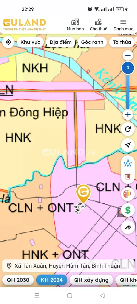 Bán đất thổ cư trong kdc