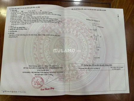 Chính chủ cần bán lô đất Tân Uyên - Bình Dương