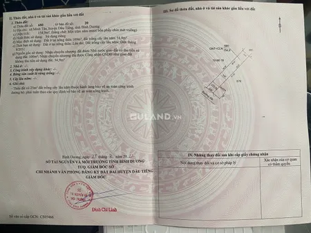 Bán lô đất gần chợ Minh Tân - Dầu Tiếng 720tr