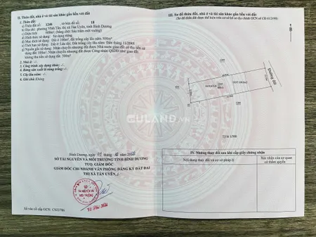 Bán đất thổ cư hẻm xe tải, Vĩnh Tân, Tân Uyên, Bình Dương
