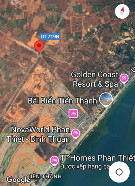 Đại Hạ Giá-Nhiều đất Mẫu ngã 4 đường 719B +đường Hàm Kiệm-Tiến Thành-Phan Thiết.