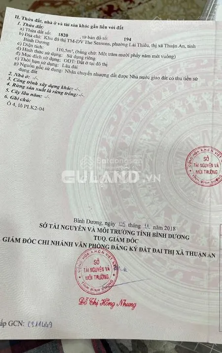 Giảm 300tr bán đất KDC The Seasons Lái Thiêu, Thuận An ngay Lotte Mart