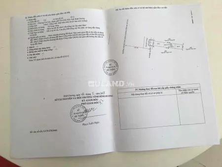 Bán lô đất mặt tiền hùng vương gần TP mới bình dương trục kinh doanh