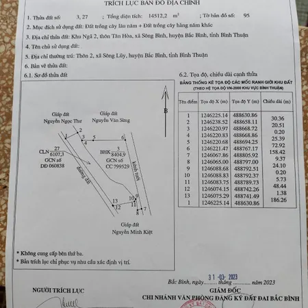 Cần bán đất mặt tiền đường nhựa