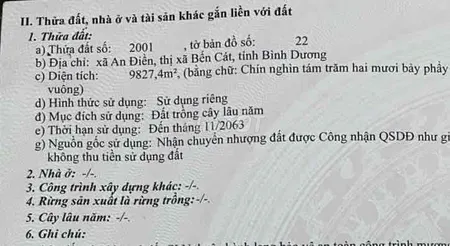 An Điền 1ha mặt tiền bao quanh đất tiềm năng tương lai giáp rạch