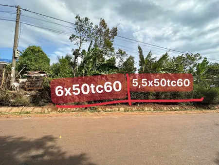 Hai lô liền kề siêu đẹp bằng phẳng đường chính Kroa qh 22m Mặt tiền Kroa A giáp hòa thuận sát nhập về TP.
