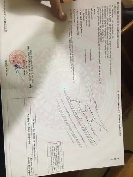 Cc gửi bán. Lô đất cln trục chính đường yên hưng