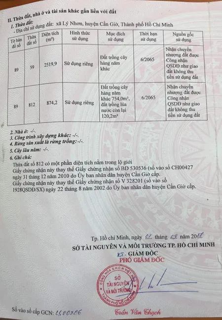 🔥Bán đất xã lý Nhơn-Huyện cần giờ,đường bê tông 4m