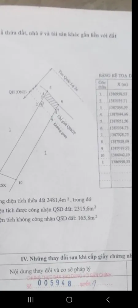 0938.113.403 Ms Thảo - Mặt tiền QL26, 5x100, 60m² thổ