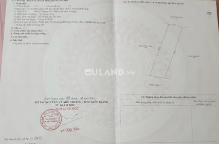 Bán  đất nông nghiệp 100m² , giá 600 tỷ tại, Xã Cửa Cạn, Thành phố Phú Quốc, Kiên Giang