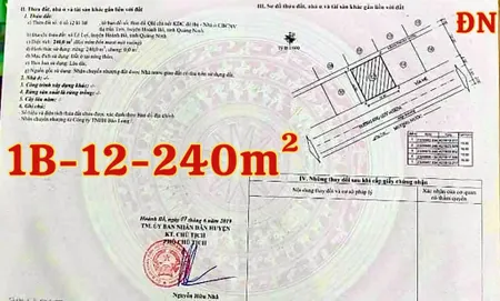 Bán đất 240m² 5 tỷ tại Phường Hoành Bồ Thành phố Hạ Long