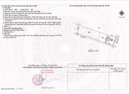 bán gấp nhà vườn mặt tiền Tôn Thất Thuyết xã Lộc tân