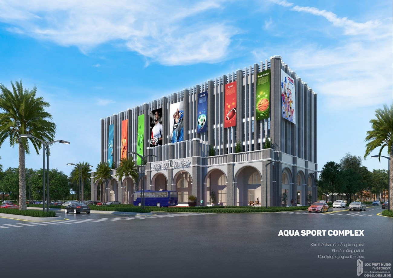 Tiện ích Aqua Sport Complex trong khuôn viên nội khu của dự án The Stella Aqua City