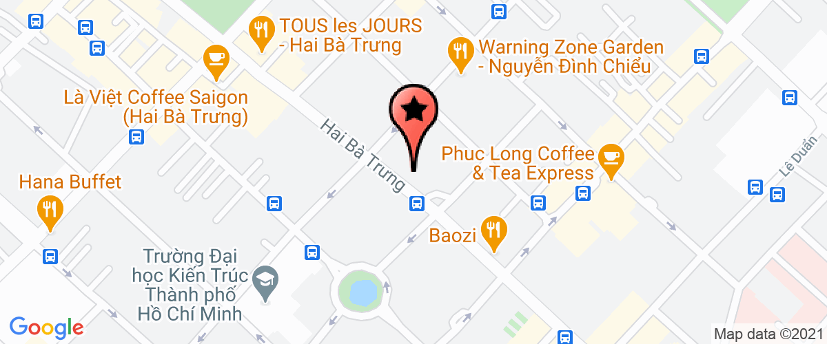 Vị trí của dự án HMTC Hai Bà Trưng