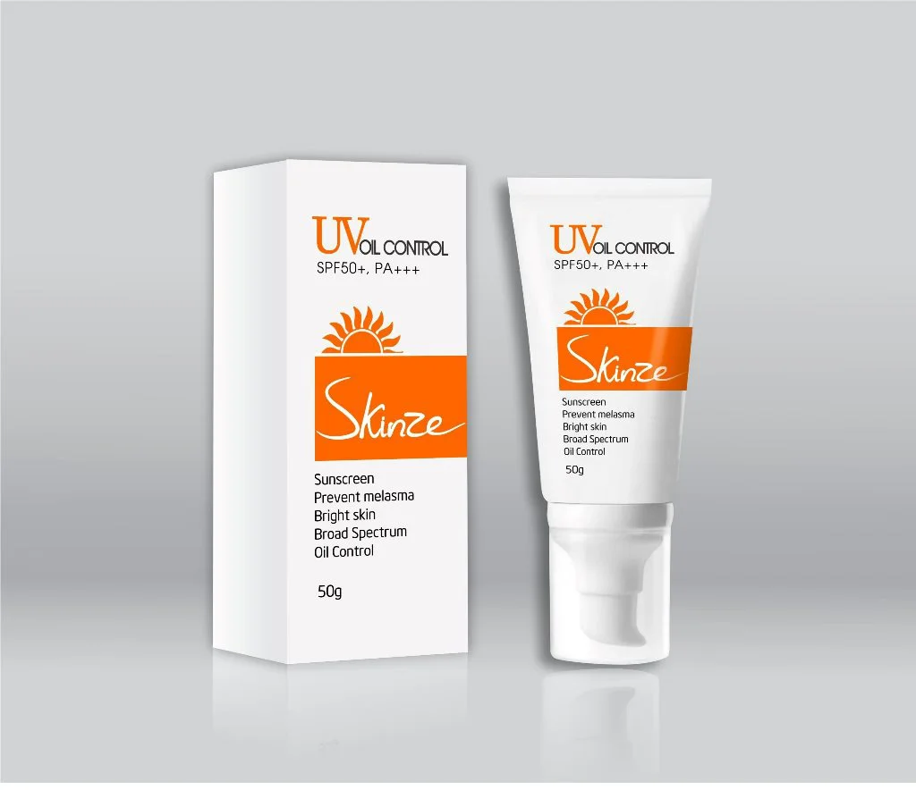 Kem chống nắng Skinze Oil Control 50g phổ rộng kiềm dầu UV SPF50+ PA +++ chống UVA UVB